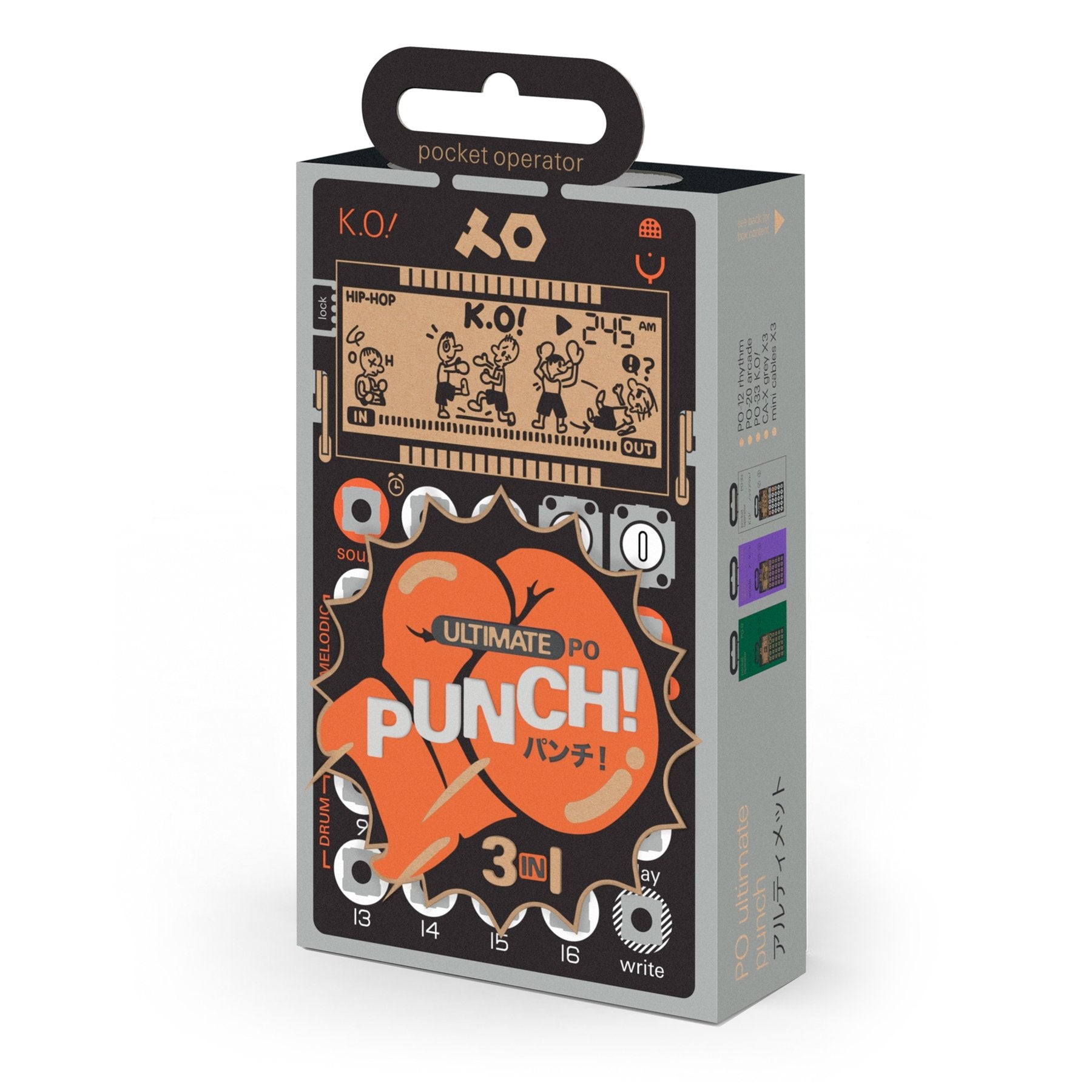 Teenage Engineering: PO Ultimate Punch Pocket Operator Bundle (PO-12, PO-20, PO-33)