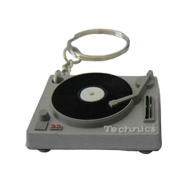 Technics: Turntable Deck Keychain - Silver
