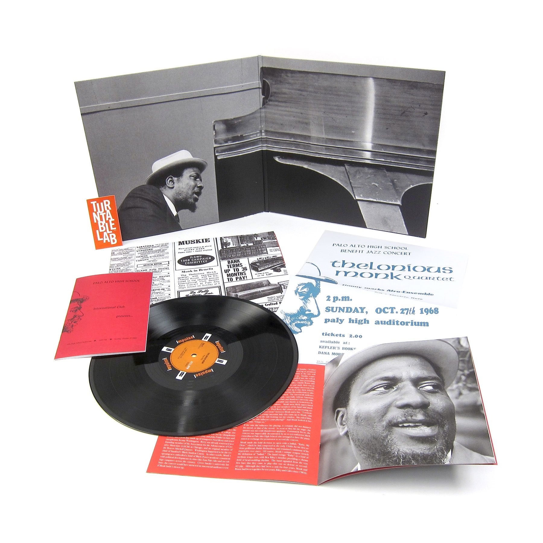 Thelonious Monk: Palo Alto Vinyl LP
