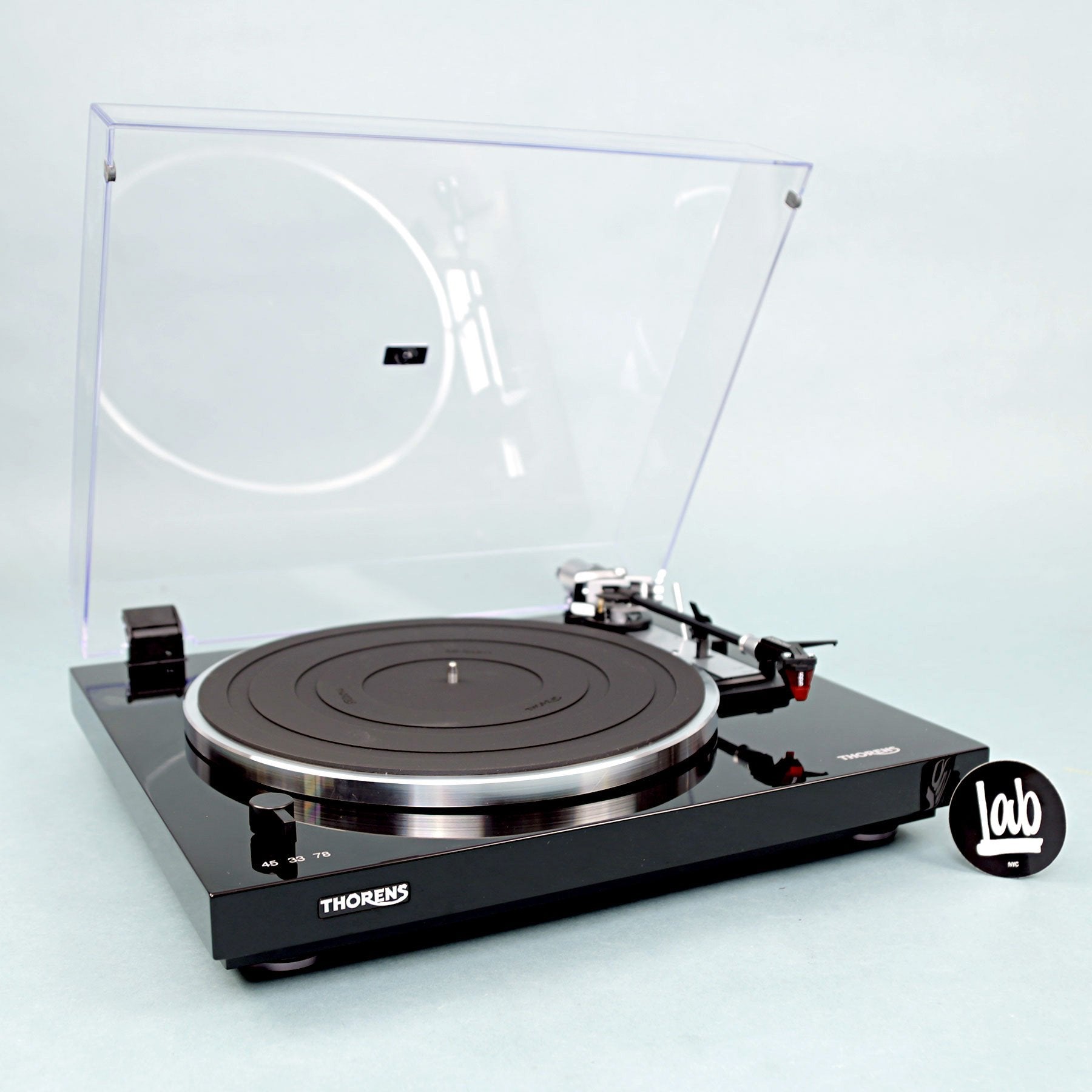 Thorens: TD 103A Fully Automatic Turntable - Black High Gloss + FREE Thorens Isolation Base