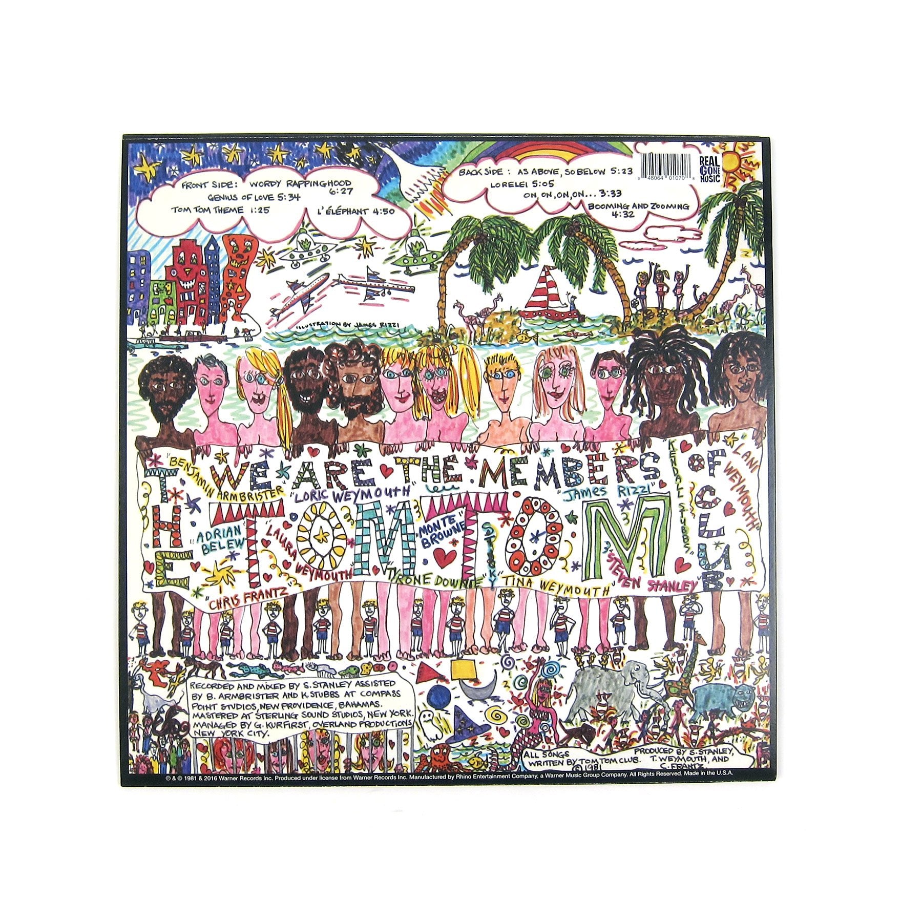 Tom Tom Club: Tom Tom Club (Red & Yellow Colored Vinyl) Vinyl LP