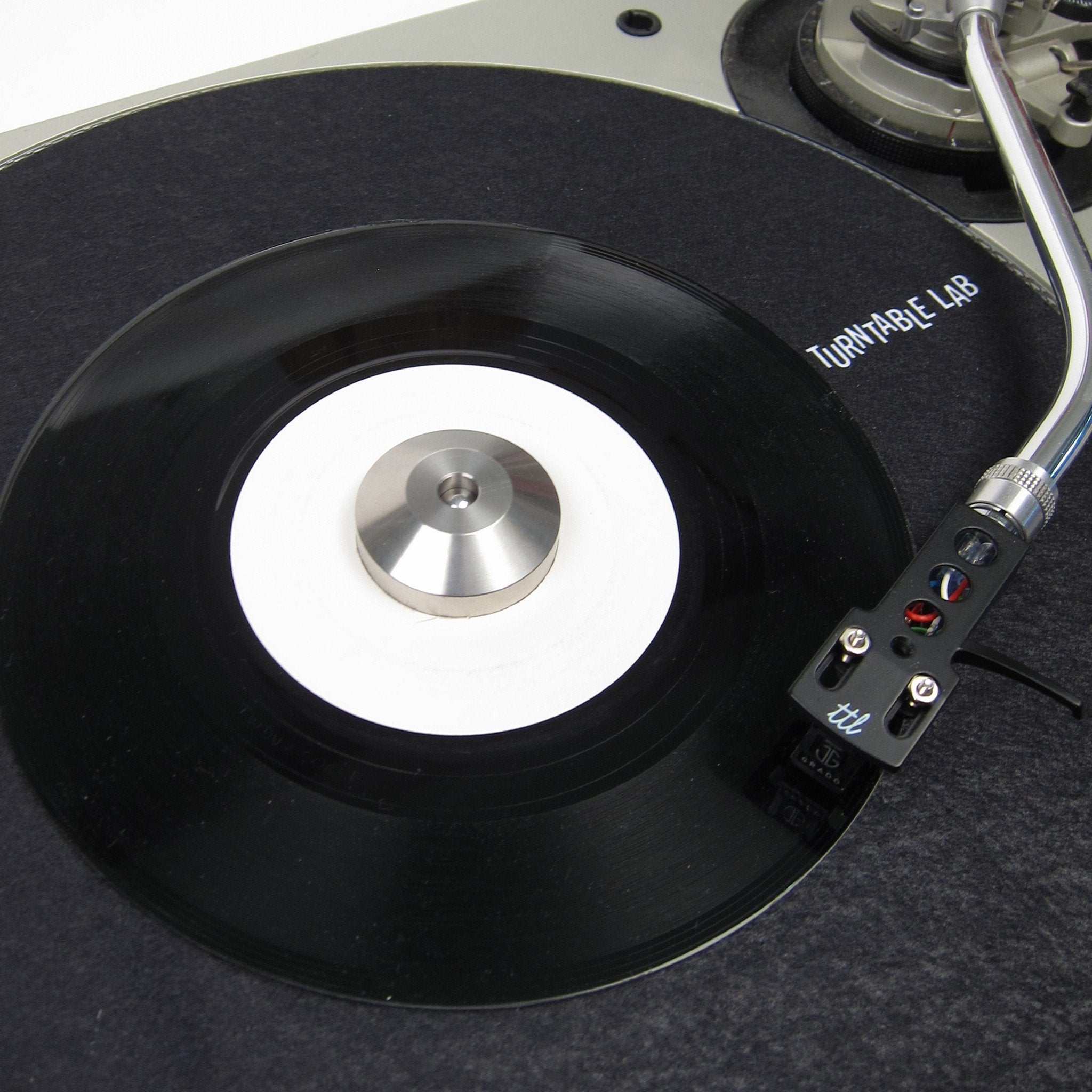 Turntable Lab: Stainless Steel 45 Record Adaptor for 7" Vinyl