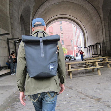 Turntable Lab: Roll-Top Backpack - Bold Condensed - Street 2