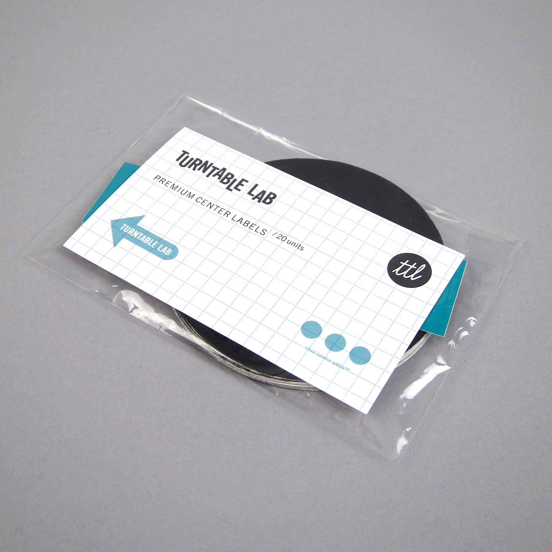 Turntable Lab: Premium Center Labels For DVS Vinyl (20 Pack)