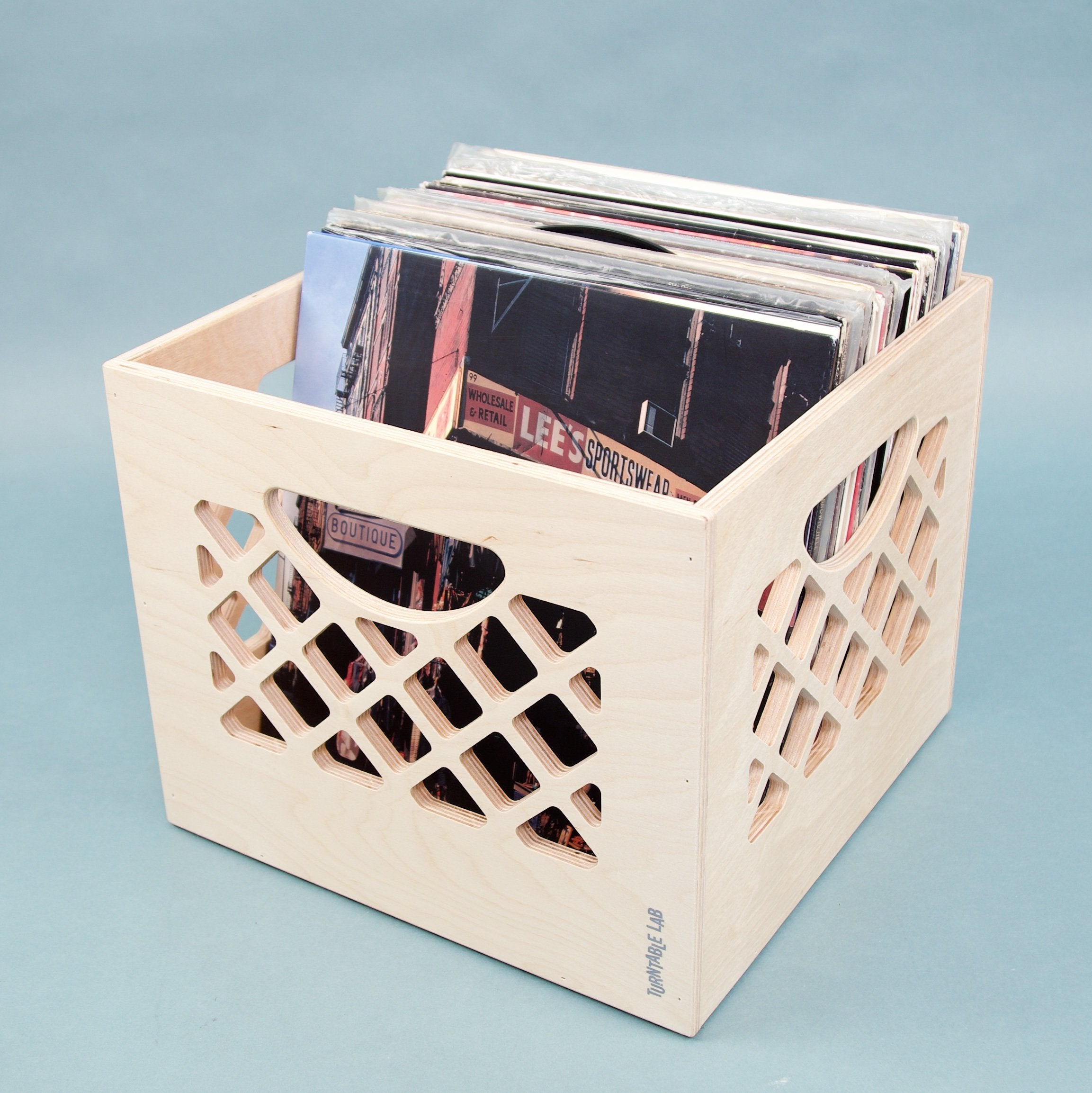 Turntable Lab: Wooden Record Storage Crate