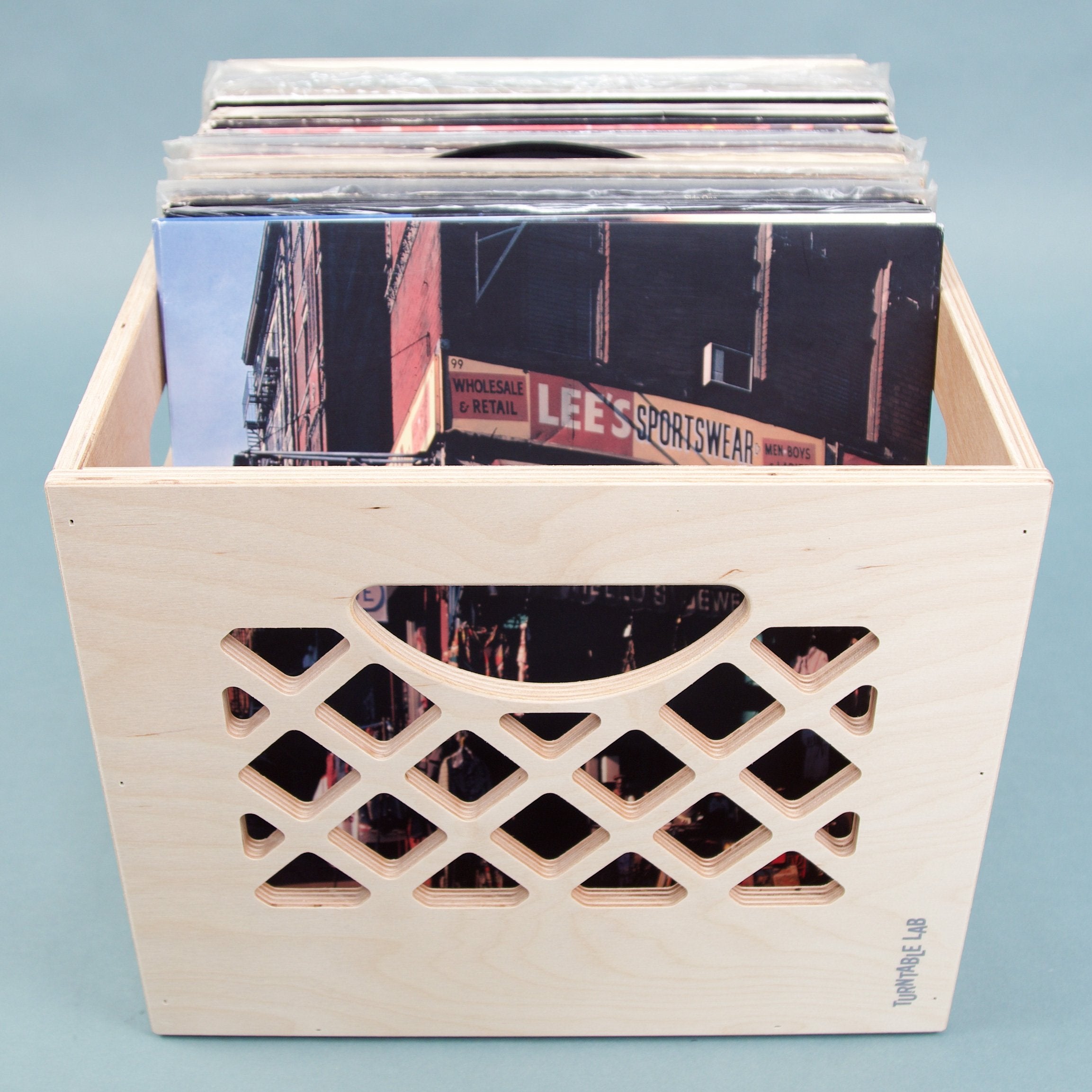 Turntable Lab: Wooden Record Storage Crate