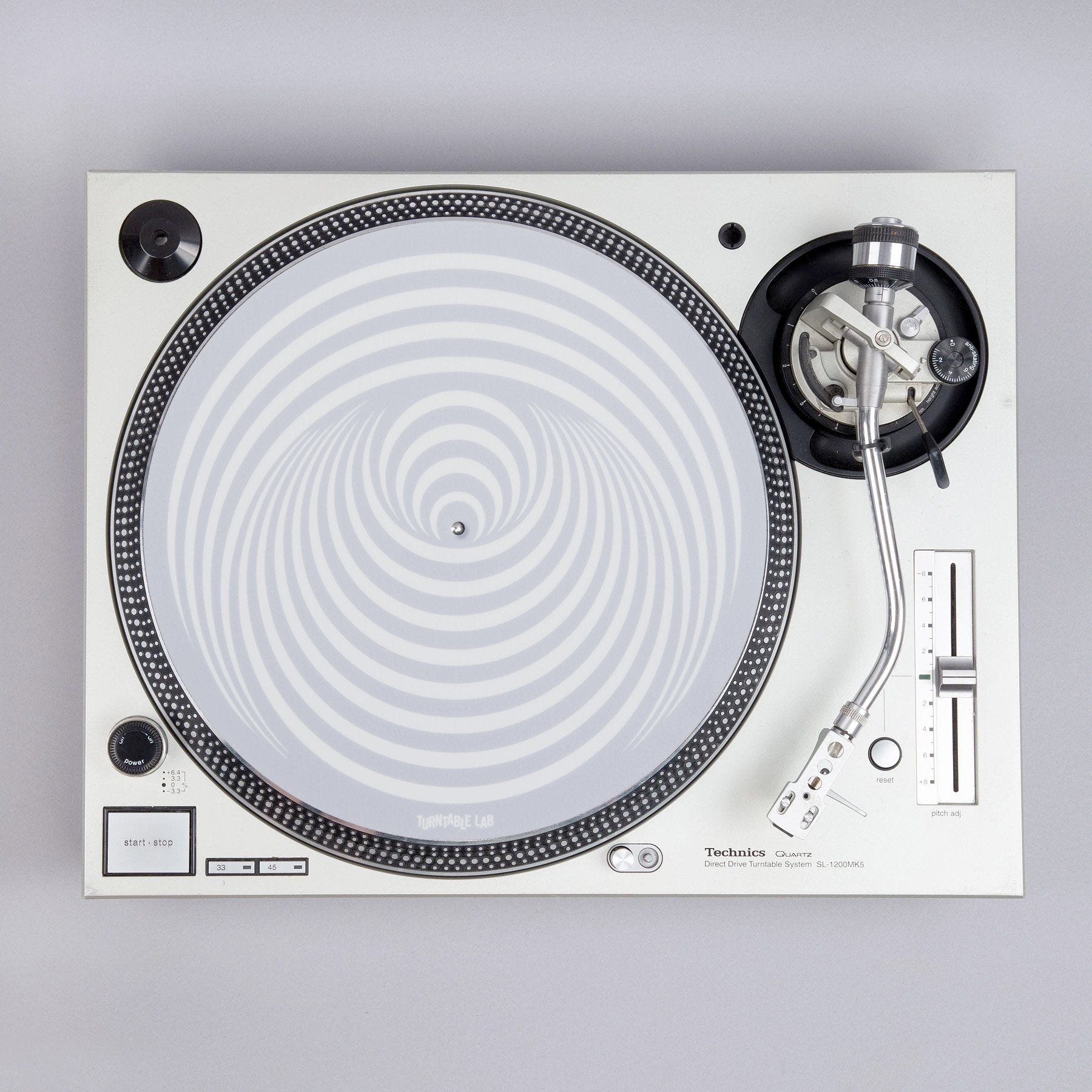 Turntable Lab: Ed Hertz Slipmat - Greyscale / Single