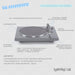 Denon DP300F Turntable Breakdown