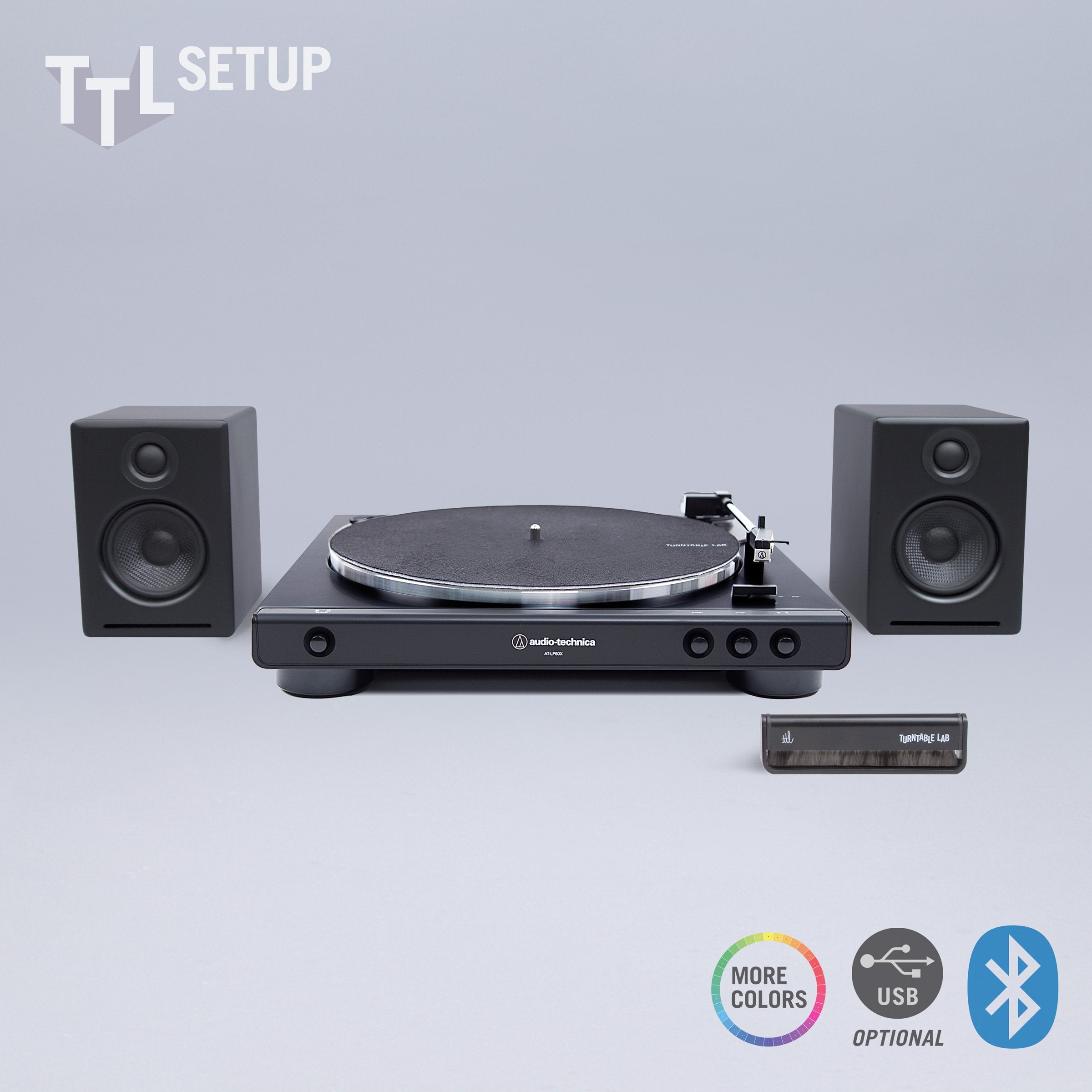 Audio-Technica AT-LP60 Turntable Package
