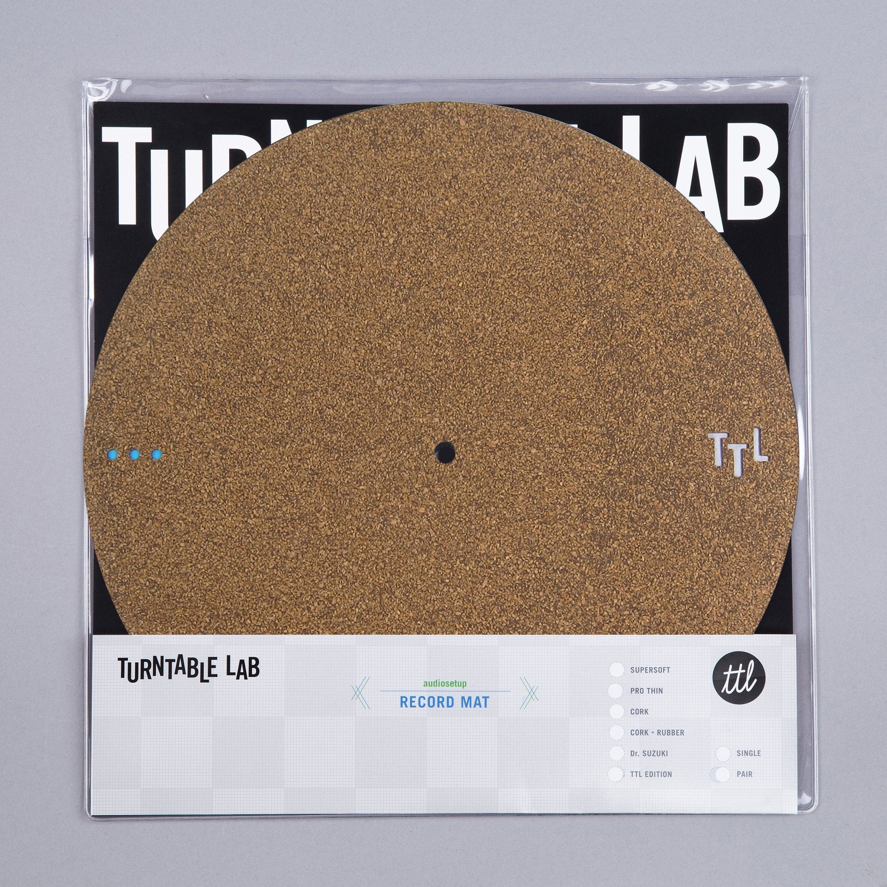 Turntable Lab: Double Layer Premium Cork Record Mat