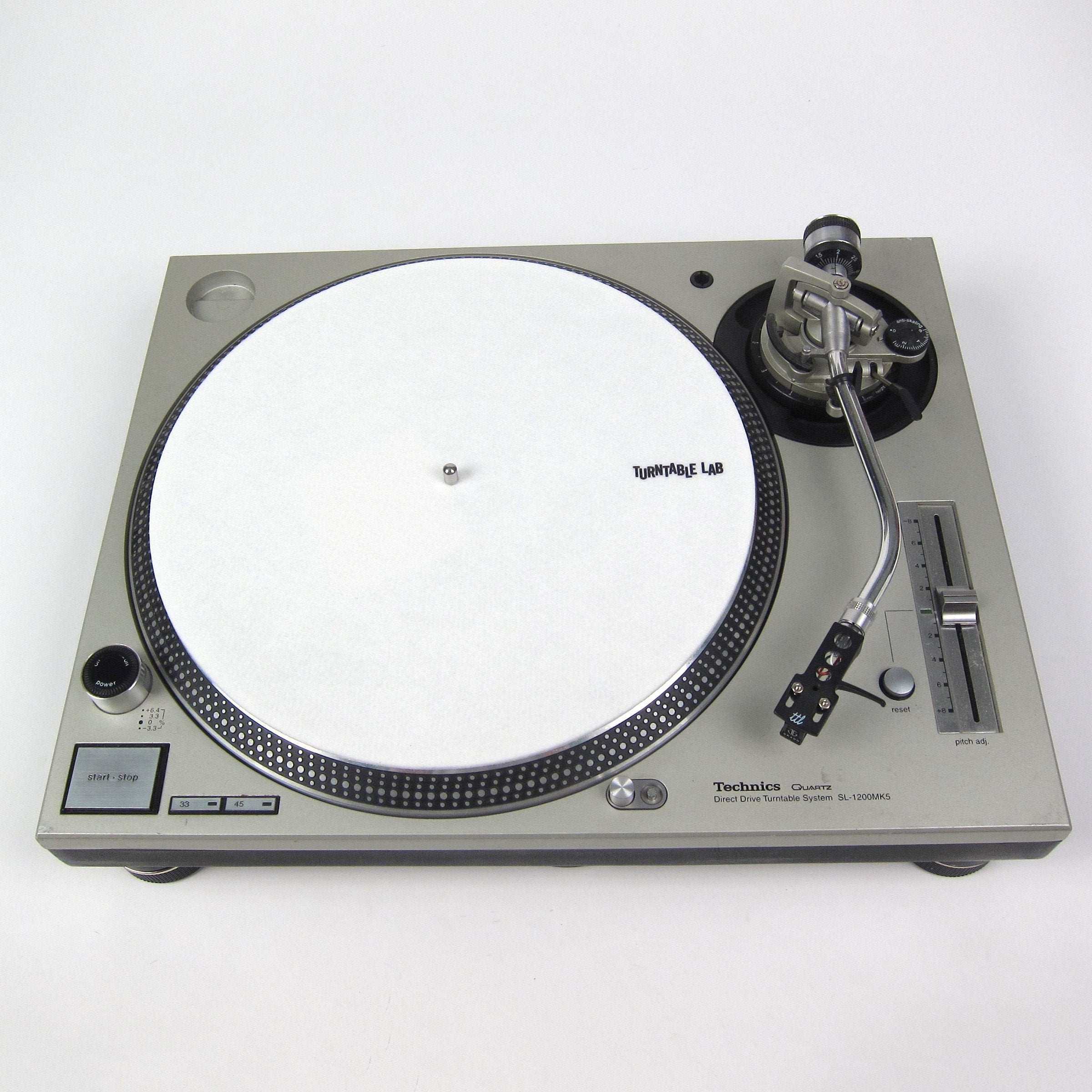 Turntable Lab: Pro Thin Slipmats (Technics Style) - White