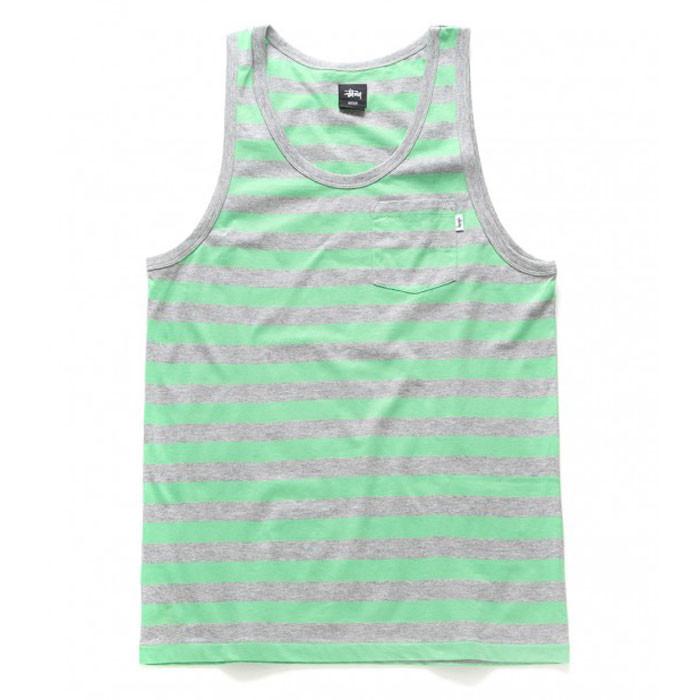 Stussy: Vibrant Tank Top - Green