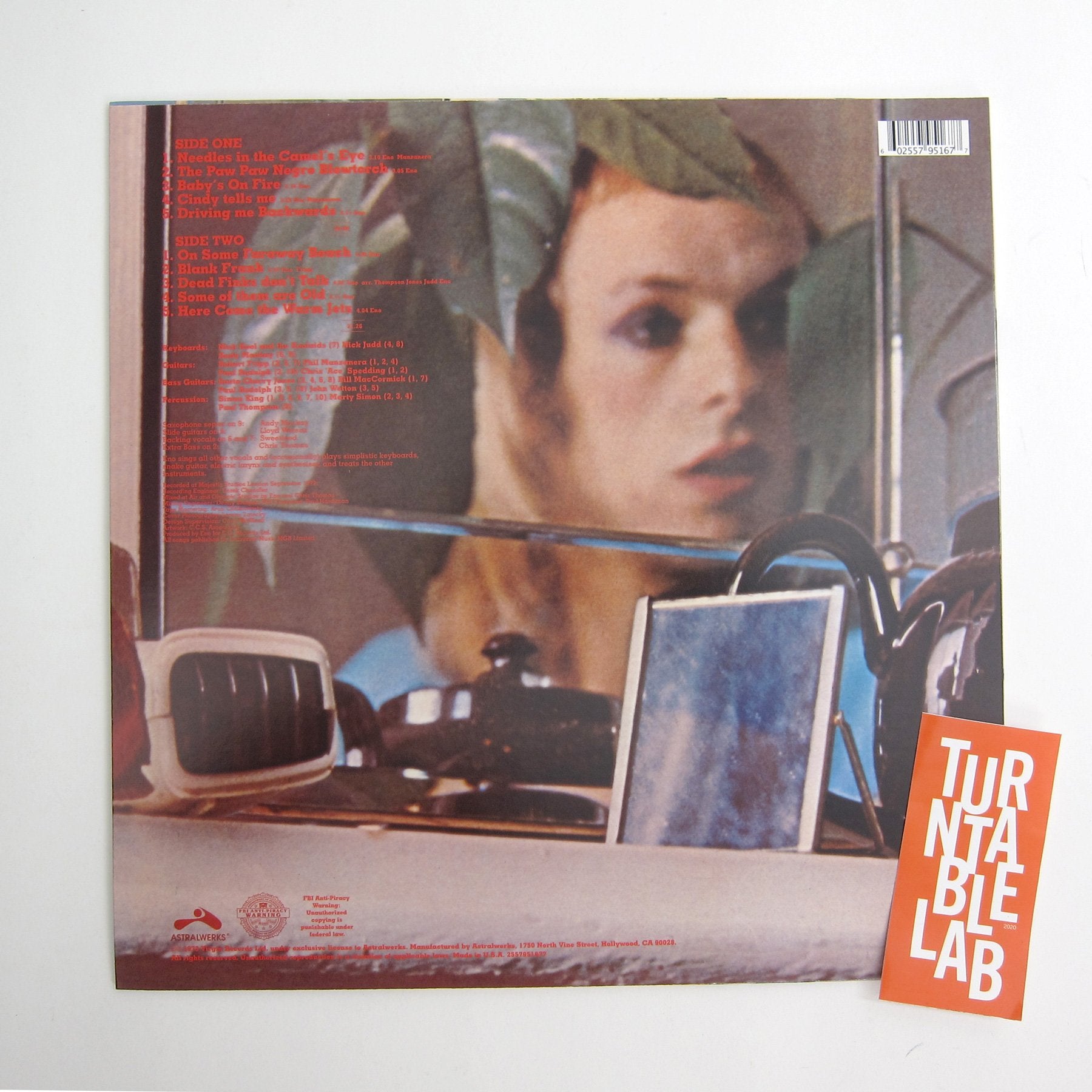 Brian Eno: Here Come The Warm Jets Vinyl LP